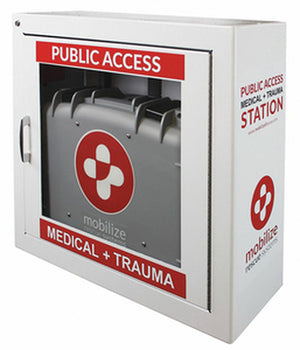 Alarmed Wall Cabinet For Comprehensive Or Mobile Rescue System